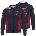 F1 t&auml;iskasvanute laste Red Bull Racing Aston Martin meeskonna vorm meeste lukuga s&auml;rk kapuutsiga jakk lukuga kampsun 7XL brown