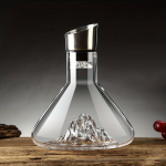 1 tk veinikarahvin Kerge luksuslik tipptasemel Ice Mountaini veini karahvin majapidamiste juga veinikarahvin Creative Ice Mountain Bottom kristallklaasist filter gray