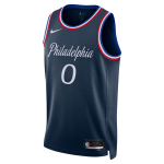Nike Tyrese Maxey Philadelphia 76ers City Edition Meeste Nike Nba Swingman S&auml;rk HM5992-421 L