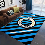 Club Brugge Vaip Elutoa Magamistoa Kodu Diivani Kaunistuseks, Laste m&auml;ngimiseks Libisemiskindel P&otilde;randamatt 70x100cm( 27x39in )