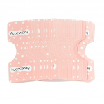 50 tk paberist juukseklambrid juuksen&otilde;eltega ehete kuvakaardid, pakkimistarvikud 9x3.5cm roosa