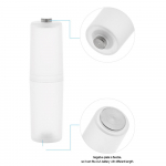 4 tk aku muunduri adapter AAA-suurusega AA patarei kaitse&uuml;mbrise hoidik valge