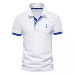 Suvine l&uuml;hikeste varrukatega T-s&auml;rk Meeste Polo Business Casual Polo S&auml;rk Meeste Slim Fashion Meeste Polo Puuvillane Kvaliteetne T-s&auml;rk Lihtne Outdoor XL