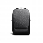 Korin Design FlexPack PRO vargusvastane seljakott Meeste reisikott USB laadimisega s&uuml;learvuti seljakott 15,6 tolli koolikott poistele 15.6 inch must