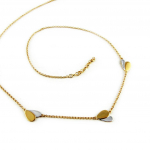 Altesse [L1745] - Collier plaqu&eacute; or 'Love' 2 tons kuld