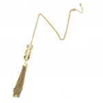 Les Tr&eacute;sors De Lily [N1131] - Collier 'Kilimanjaro' dor&eacute; vieilli kuld