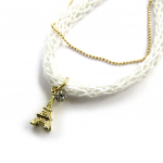 Les Tr&eacute;sors De Lily [N1693] &ndash; valgest kullast Eiffeli torni k&auml;ev&otilde;ru valge