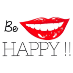 Les Tr&eacute;sors De Lily [Q4808] - Planche de stickers 'Messages' (Be Happy ! ! ) - 50x70 cm must