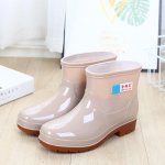 Naiste vihmasaapad Kevad- ja s&uuml;gissaapad L&uuml;hikese toruga vihmasaapad Veekingad Veekindlad T&ouml;&ouml;jalatsid Kummijalatsid 40