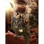 5D Teemantmaaling Leopard Teemanttikandid Loom Talvine Rhinestones Kunst t&auml;isruudu mosaiik helmestega kodukaunistus Full Round 20X30CM punane