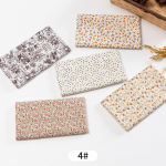 5 tk / partii Tr&uuml;kitud Patchwork Doll K&auml;sitsi valmistatud aksessuaarid Puuvillane kangas Lillekangad isetegemiseks 4