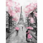 Huacan 5D DIY Teemantmaal Ristpistes Paar Pariisi torni Teemanttikandid Mosaiik Kodukaunistused Full Square 20*30 cm