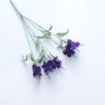 10 tk Romantiline Provence'i lavendli siidist kunstlilled lilla kimp plastist v&otilde;ltslill valge kodu pulmade kaunistamiseks lilla