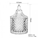 European Relief Glass Jar Candy Jar Kohvipurk Klaasist s&auml;ilituspurk puhas