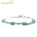 SACE GEMS tsirkoonist k&auml;ev&otilde;ru ehted geomeetrilised helmed keti lingid k&auml;ev&otilde;rud moes peen pulmakingitus t&uuml;druks&otilde;brale naistele roheline