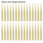 P&ouml;&ouml;rlemisvastased varrukad karpkalap&uuml;&uuml;gi aksessuaaride komplekt K&uuml;lgkurvid koos p&ouml;&ouml;rleva lingiga helikopteriga 30pcs anti tangle sleeves