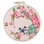 Tikandid isetehtud k&auml;sitsi valmistatud isetikandiga kingitus algajatele Kangas Kunstmaterjalide pakett Lint Tikitud Su Tikand Iidne stiil Looming One size