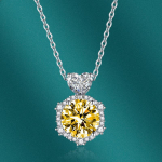 BELLA BOX Topelt Virsiku S&uuml;dame Ripats Kaelakee Mitmev&auml;rvilised Mood Pulma Ehted sinine