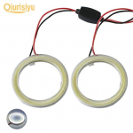 2 tk/komplekt 9-14 V COB LED Angel Eyes auto auto S&otilde;iduki r&otilde;ngad Esitule pirni Lamp Quicken autotarvikud 100 Mm valge