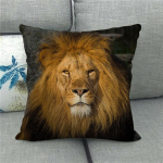 Tiger Head Print padja kate Padjadekoratsioon Troopical Animal Tiger Padjap&uuml;&uuml;r Kodusisustus Diivani Padjap&uuml;&uuml;r 50x50cm