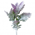 1 tk Kunstlik Senecio Cineraria v&otilde;ltstaimede fotorekvisiit DIY kodukontori sisustus roheline/lilla