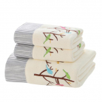 Mikrokiust k&auml;ter&auml;tikute komplekt Luksuslik pitsiga tikitud vannir&auml;tikute kinkekomplekt N&auml;or&auml;tikute vannir&auml;tik Kiiresti kuivavad froteer&auml;tikud Vannitoa 1/3tk komplekt 70x140cm 1 piece