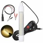 144 LED sukelp&uuml;&uuml;givalgusti Underwater Fish Finder Lamp Night Fishing Lure Bait Light Fish kollane