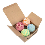 Aroomiteraapia vannipommide komplekt (4 x 60 g), Aromaatsete apelsinide Aqua vannipommide komplekt, Home Boutique