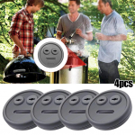 1/2/4 pakk termomeetri sondi l&auml;biv&otilde;re BBQ grillile, Weber 85037 Smokey Mountain jaoks 2 Pcs