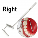 Hambaravi huulep&otilde;se isolaator huulep&otilde;ske eraldaja t&otilde;mburid roostevabast terasest keele eraldaja keele isolaator 1 piece Right