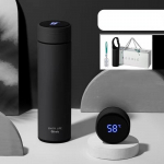 Auto veetass Intelligence termostops 500 ml vaakumkolvid kaasaskantav roostevabast terasest termostops veepudel reisiteekruus kontoritermose tass 480ml