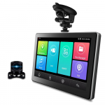 Mitmekeelne kahe objektiiviga autovideosalvesti Real View Navigation Auto Dash Cam &ouml;&ouml;vaatlusauto