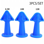 3 tk tihendusotsiku aplikaator silikoonist tihendust&ouml;&ouml;riistad hermeetiku viimistlusm&ouml;rdi komplekt roheline