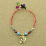 Uus etnilise stiiliga retrokootud mood naiste k&auml;ev&otilde;ru reguleeritav v&auml;&auml;riskiviga helmestega antiikne v&otilde;lu jooga k&auml;ev&otilde;ru, naiste ehted