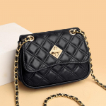 Ehtsast nahast kott naistele Luksuslik v&auml;ike naiste k&auml;ekott Kvaliteetne naturaalne Cowskin Naiste &otilde;lakott, kott must