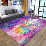 3D Roosa &Uuml;kssarviku vaip T&uuml;drukute Tuba Multifilmi Lastetuba Elutoa ala Vaibad Magamistuba Vaiba k&otilde;rval R&otilde;du Vaip Beebi esiku matt P&otilde;randamatt 80x160cm