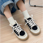 Suvised hingavad l&otilde;uendist kingad Naiste mitmek&uuml;lgsed &otilde;pilasuisukingad Paksu tallaga vabaajajalatsid Moekingad 40 must