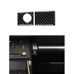 S&uuml;sinikkiust sisemised vormliistud mustad kleepsud auto dekoratiivtarvikud Lexus IS250 NX200 IS350 300H jaoks Storage Box Switch black