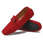Meeste mokassiinid Horse Bit Loafer Driving Gommino Comfort Flats vabaaja slip-ons Suures suuruses seemisnahast kingad meestele &uuml;le suurusega EU: 38 beež