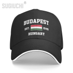 Pesapallim&uuml;ts Ungari EST.1949 Budapest Pealinn Unisex WoUnisex Unisex Hip Hop Sandwich M&uuml;tsid Snapback Golfim&uuml;ts Kalastus One Size