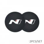 2 tk 6,6 cm auto veetassi pesaga autoaluste universaalsed kaunistustarvikud nline tucson kona sonata Veloster i30 i20 n Elantra linnamaasturile 2PCS must