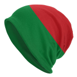 Valgevene lipp Nokam&uuml;ts Kootud M&uuml;tsid Naiste Unisex Mood Talvine Soe Skullies Nokam&uuml;ts Suusadele One Size