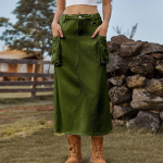 YYFS naiste vintage mood vabaaja kevadsuvised teksaseelikud XXL armee roheline v&auml;rv