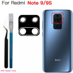 Tagumise tagakaamera klaasil&auml;&auml;tse vahetus Xiaomi Redmi Note 9 9s 10 10s Pro jaoks kahepoolse liimiga, remont Note 9 9s -Tools