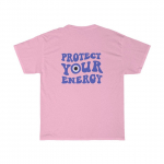 V&auml;rviline Protect Your Energy T-s&auml;rk Retro naiste l&uuml;hikeste varrukatega graafiline kurja silma n&otilde;ia s&auml;rk S hall v&auml;rv