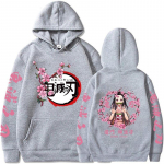 90ndate Demon Slayer Hoodies Anime Kamado Nezuko Printing Mood kapuutsiga dressipluus Kimetsu No Yaiba T&auml;navar&otilde;ivad Pullovers Sudadera M
