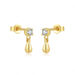 ANDYWEN 925 Sterling Silver, 1 paar heledat luksuslikku moodsat veetilga ripatsiga k&otilde;rvar&otilde;ngast naistele 2023 k&otilde;rge ehted M