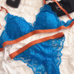 Seksikas naiste aluspesukomplekt, traadita rinnahoidjakomplekt, prantsuse pitsist kolmnurktass Push Up rinnahoidja Romantic Splicing Colors pesu L beež