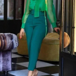 S&uuml;gisene vabaaja p&uuml;ksid, k&otilde;rge v&ouml;&ouml;kohaga p&uuml;ksid, naiste mood, elegantsed naiste pliiatsip&uuml;ksid, soliidsed kontorip&uuml;ksid, naiste &uuml;likond, p&uuml;ksid Pantalones Femme 29548 XXXL