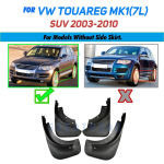 VW Touareg 1 Mk1 jaoks 2003 - 2010 Poriklapid Pritsmekaitsed Eesmised Tagumised Poriklapid Porilauad Poritiibad 2004 2005 2006 2007 2008 2003-2010 black